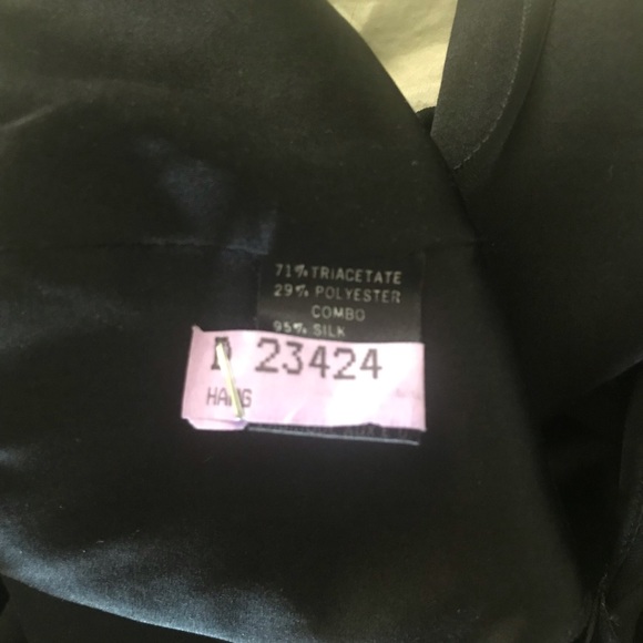 Elie Tahari Racerback Maxi Dress Black Formal - Picture 12 of 13